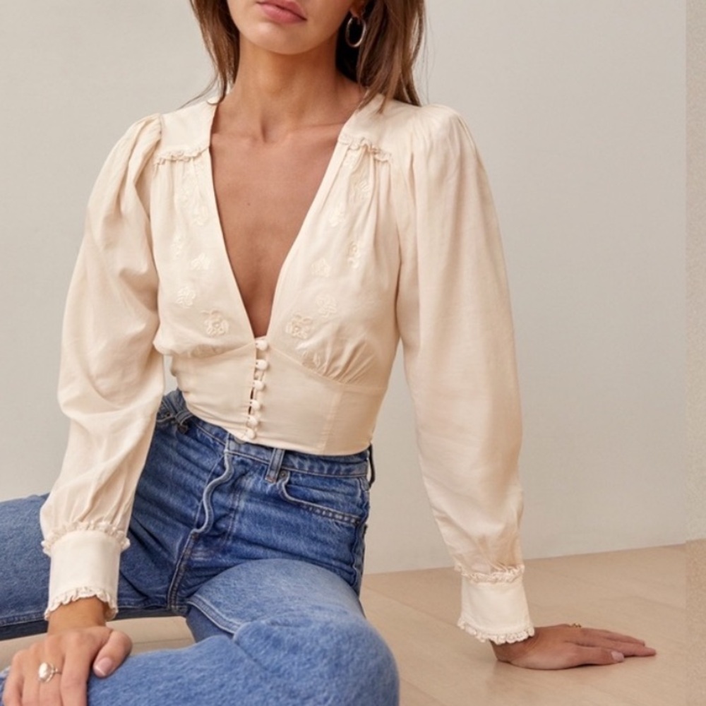 Reformation Lawrence Top SIZE 10 US